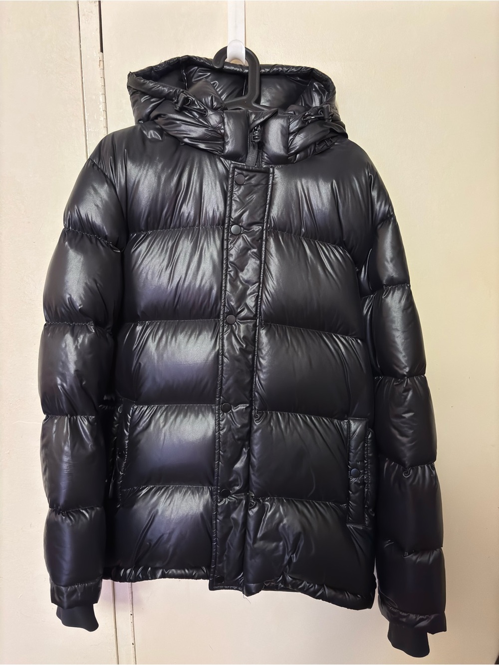Aritzia Mr. Super Puff - High Gloss Black - Large